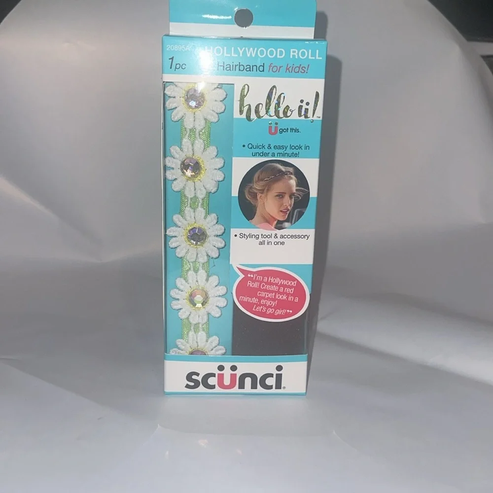 NWT NIB SCUNCI HAIRBAND HOLLYWOOD ROLL - Picture 6 of 6